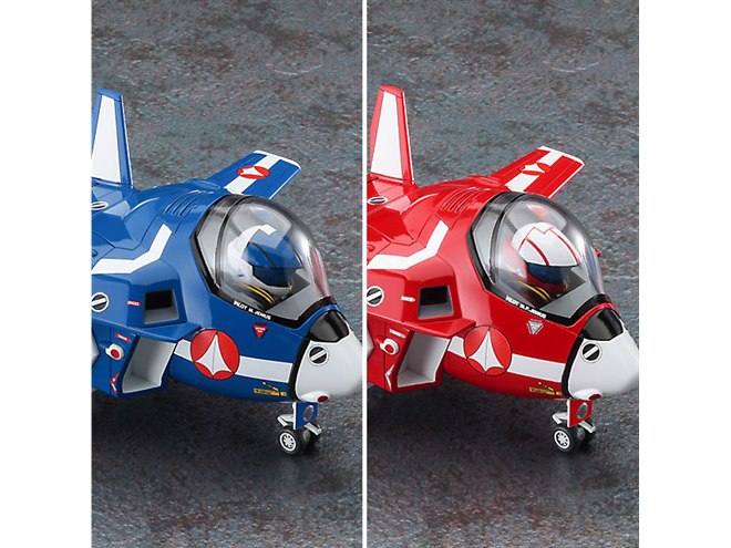 超時空要塞マクロス」マックス機＆ミリア機の“たまごひこーき”2機