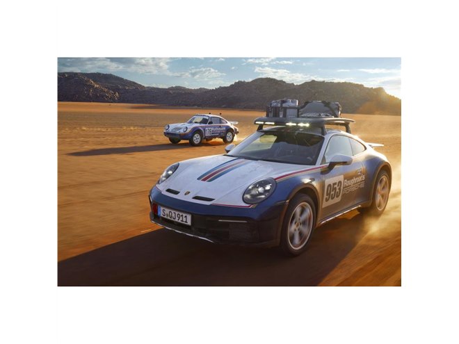 ポルシェ911ダカール」デビュー オフロード走行可能な世界2500台の限定