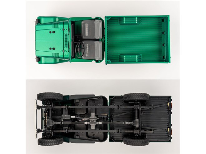 4輪駆動を実現、トヨタ「ランクル ピックアップトラック」の1/12