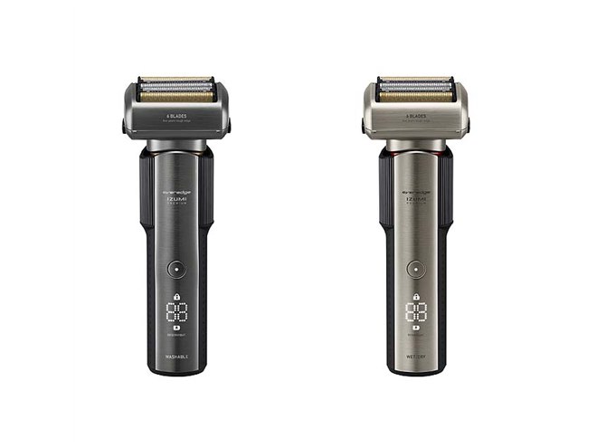 イズミ、5年保証付き6枚刃シェーバー「everedge IZUMI PREMIUM