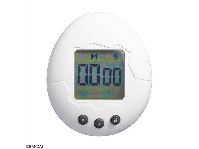 初代「たまごっち」のレアモデル・白がキッチンタイマーに、ゲーム音や
