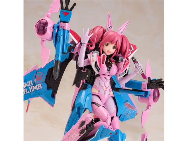 マクロスΔ」マキナ・中島がスナップキット化、マルチドローン展示台が