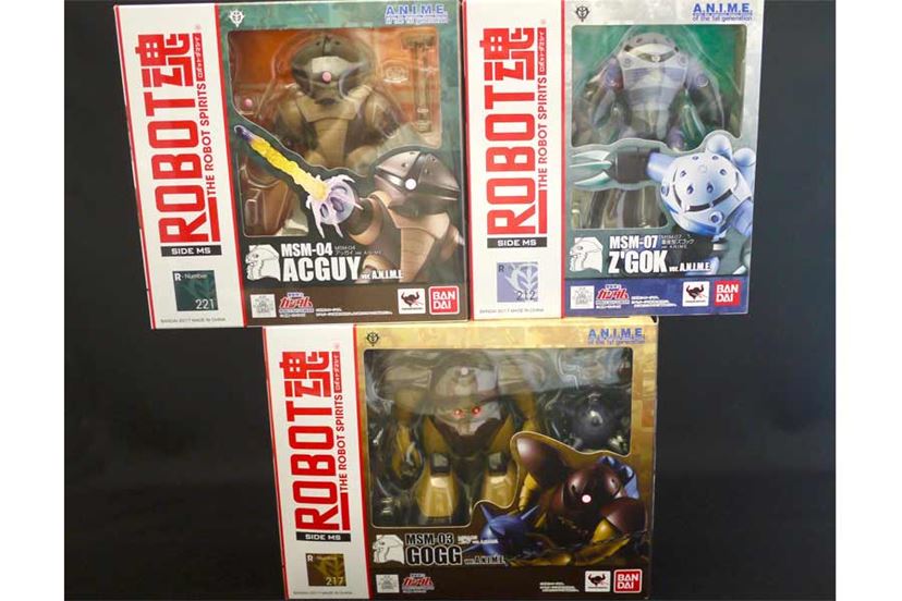 初代ガンダムファンへ。アッガイ、ゴッグ、ズゴックが最新技術で商品化