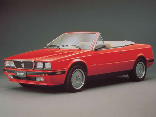 マセラティ スパイダーザガート 1989年モデル ベースグレードの価格