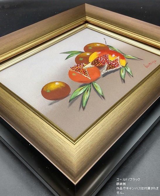 8167 F6号 410×318mm UVカットアクリル板付き油彩額縁 モダンな軽量