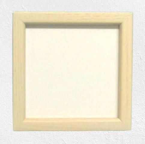 草木(くさき) 乳白 10cm角 100×100mm デッサン額縁 正方形 アクリル板