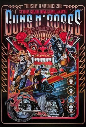 ガンズ・アンド・ローゼズ （Guns N' Roses/GN'R） - 通販ポスター