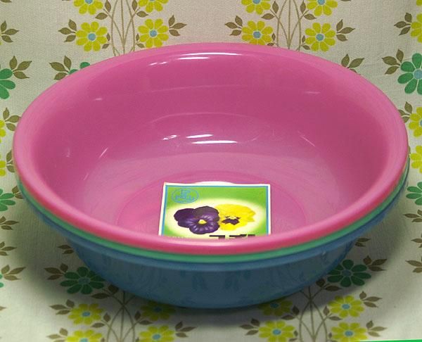 レトロプラスチック 洗面器 32cm - USA＆レトロ雑貨の店 RERA RERA RU