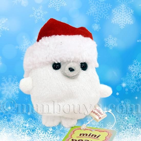 アザラシのぬいぐるみ クリスマスプレゼント mini Beans ミニビーンズ