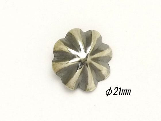 シルバーコンチョ ループ式 シルバー φ21mm 1ヶ ループ/C1180-03