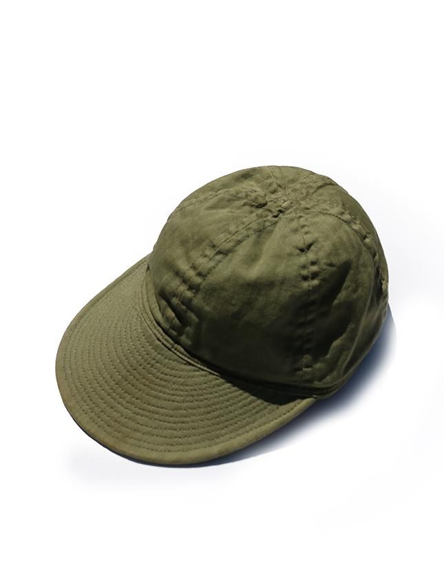 WW2 US ARMY AIR FORCE A3 HBT MACHNIC CAP - MATIN, VINTAGE