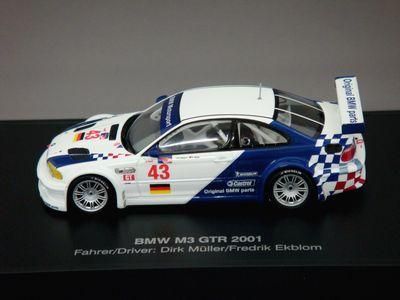1/43 BMW M3 GTR ALMS 2001 Dirk Muller #43 【ミニチャンプス