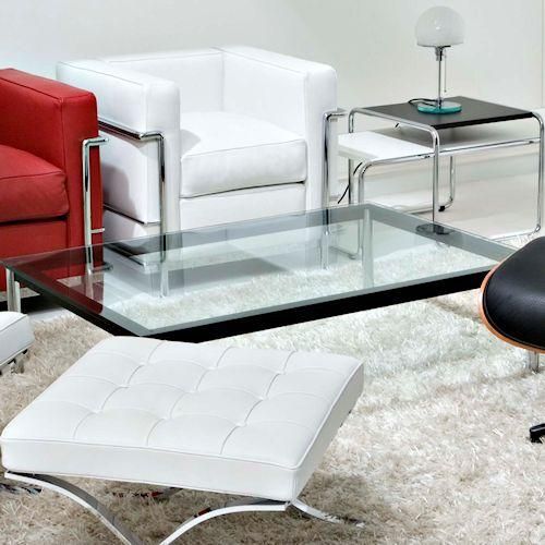 ル・コルビジェ/LC10ローテーブル【W120×D80】スティールライン社製