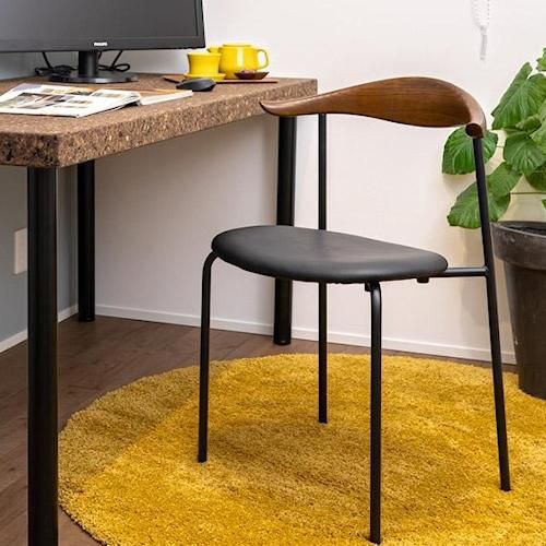 北欧リプロダクト/BullHornChairブルホーンチェアTypeB【ブラック