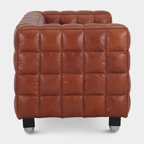 ヨーゼフ・ホフマン/KubusクーブスL2ダブルソファリプロダクト【レザー