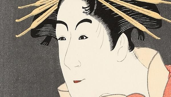 松本米三郎のけはい坂少将実はしのぶ 東洲斎写楽 復刻版浮世絵