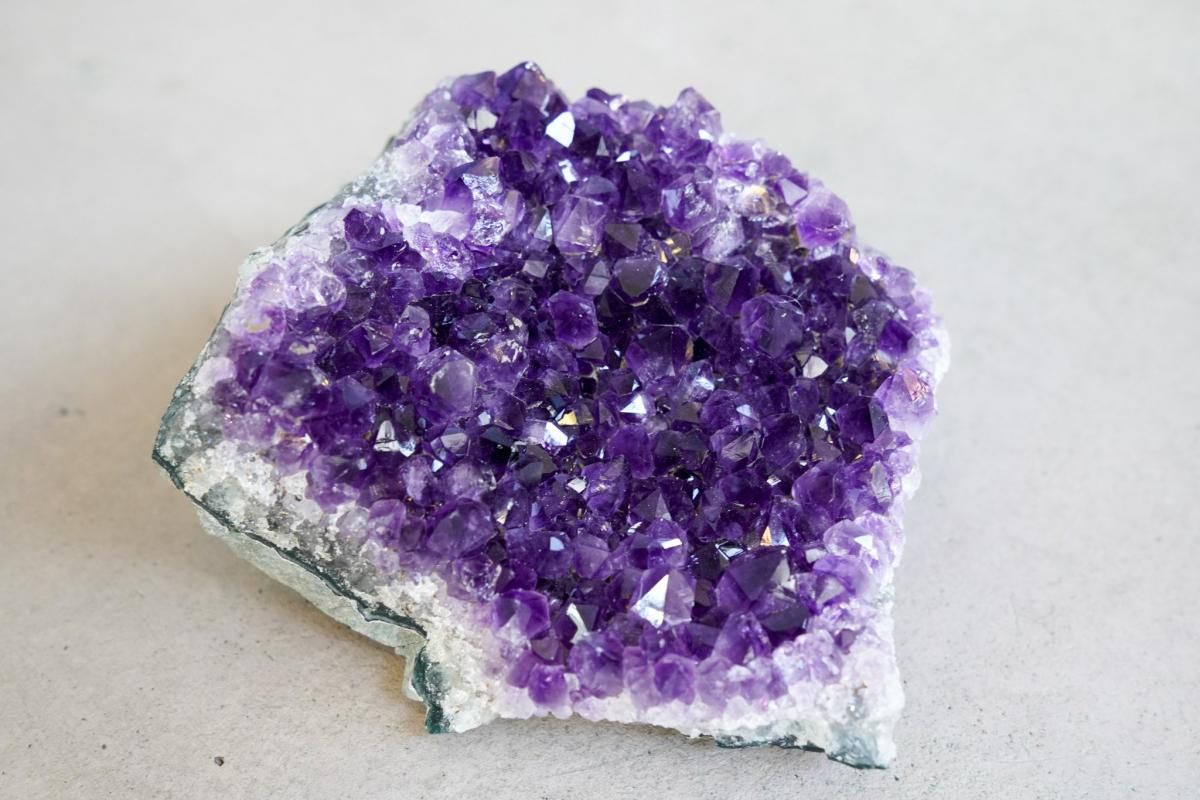 ウルグアイ産 高品質 アメジスト クラスター 405.5g