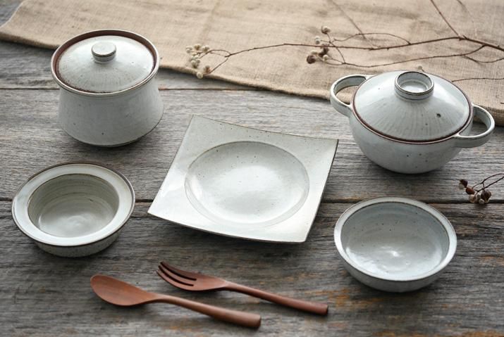 水野幸一｜耐熱 白釉オジャ鍋（大）｜作家のうつわ通販｜和食器