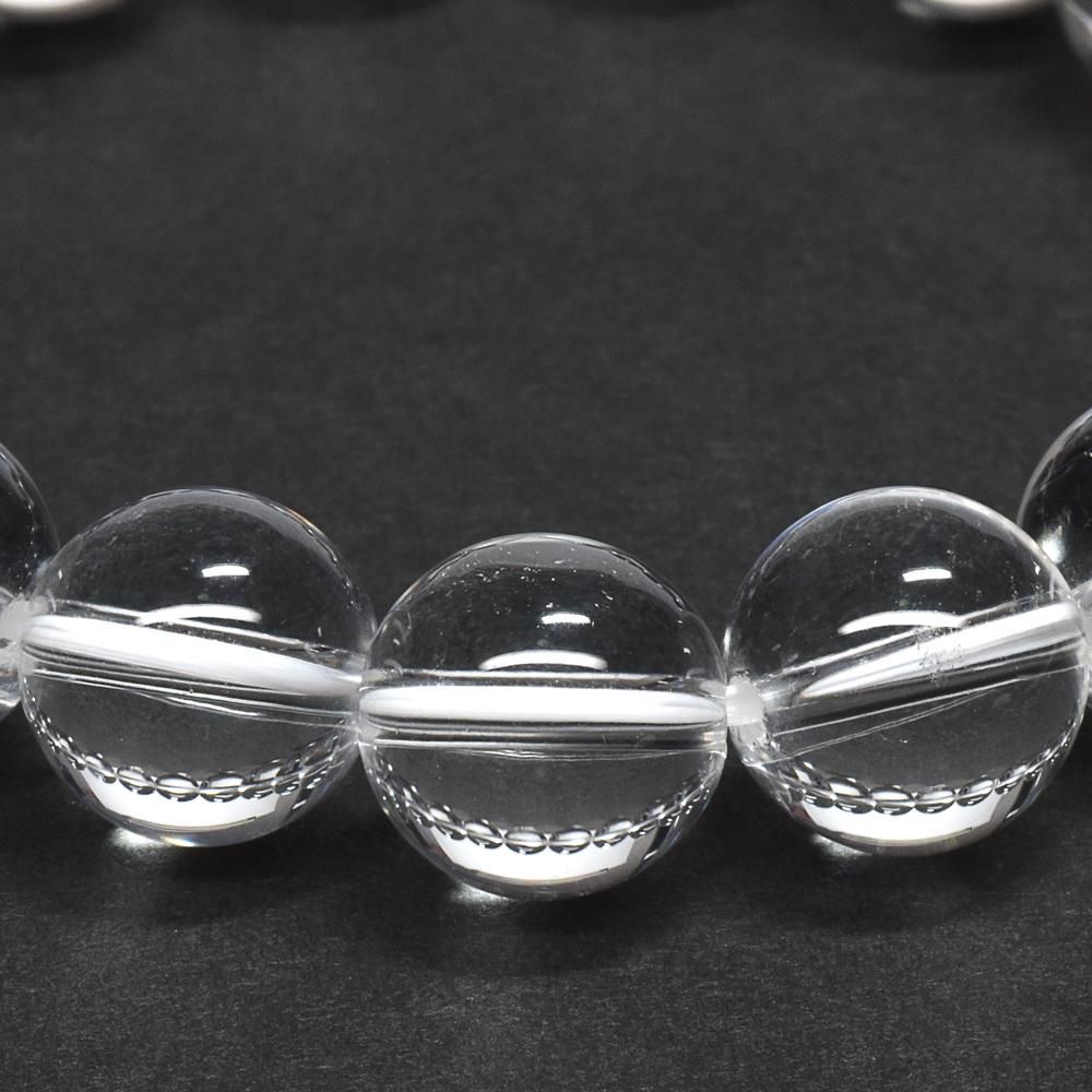 定番] 天然水晶 ブレスレット 12mm #T3312（ご奉仕品） - プレミアム