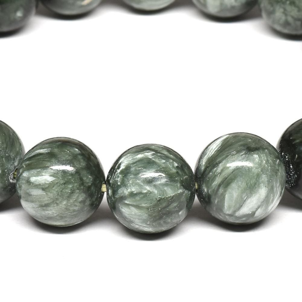 セラフィナイト ブレスレット 11.5mm #RE201 - プレミアム天然石専門店