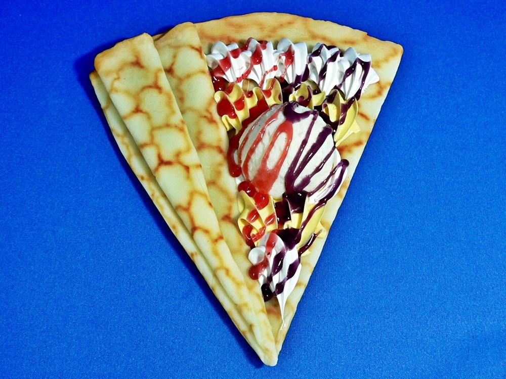 業務用食品サンプル：クレープ：アイスベリーカスタード - 食品
