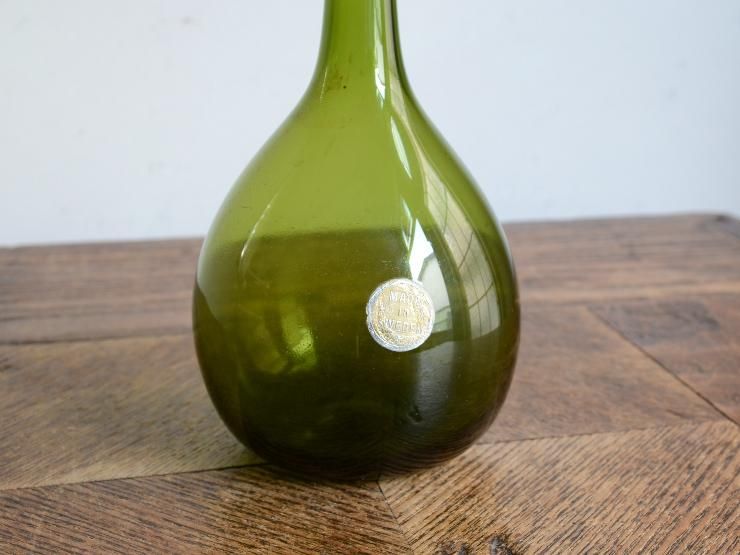 ヴィンテージ ガラス フラワーベース (H22cm)｜アンティーク雑貨