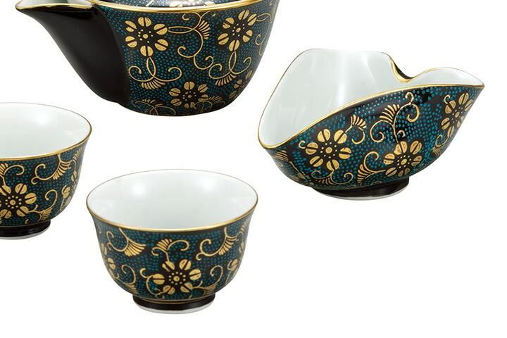 宝瓶揃 青粒鉄仙