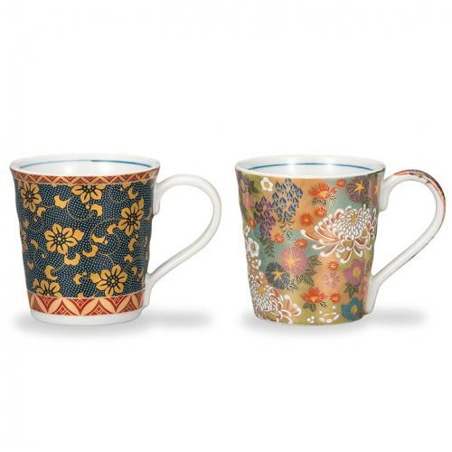 九谷焼 マグカップ(ペア) カップ - 九谷焼通販 陶らいふ-和食器九谷焼