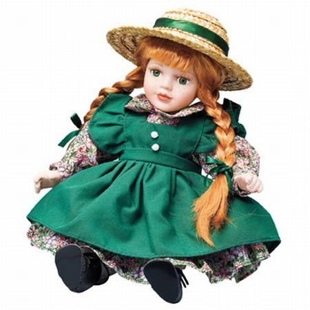 赤毛のアンのお人形♡美しいお顔 ドールスタンド付き ヴィンテージ
