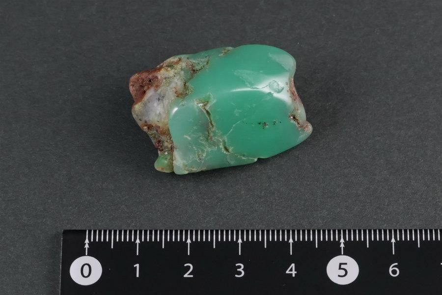 クリソプレーズ(緑玉髄) 原石 磨き17.1g｜天然石 通販キラリ石