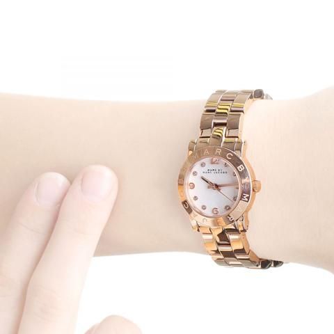 マークバイマークジェイコブス 時計/エイミー/MBM3078/ホワイト×ピンク