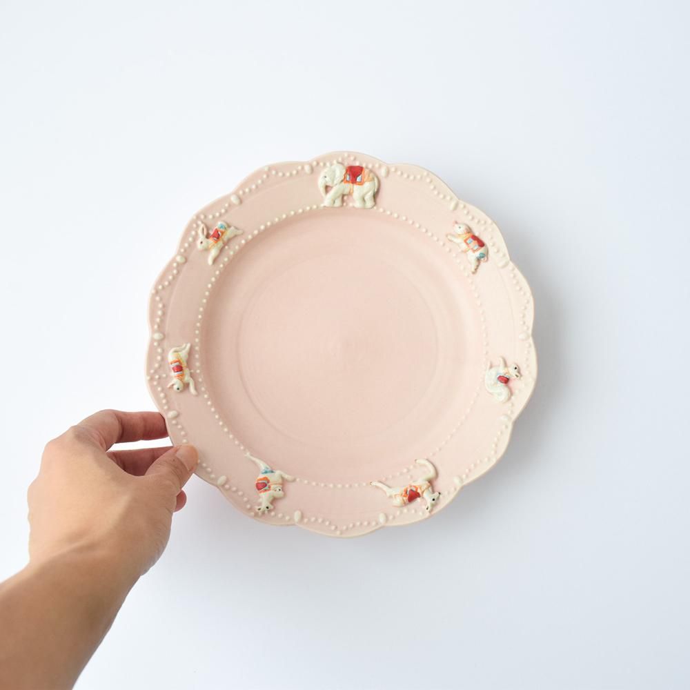 佐々木忍 メリーゴーランド皿 ピンク - SLOW MARKET （スロー