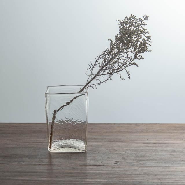 安土草多 吹きガラス 角花器 大｜岐阜 飛騨高山 取扱店 オンライン