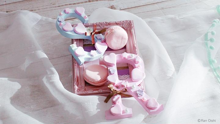 プチプラDIY】100均だけでイニシャルオブジェをかわいく♪ | みんなの