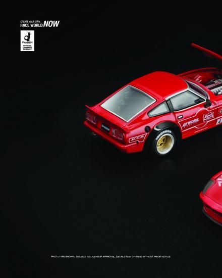 POP RACE 1/64 パンデム PANDEM 280ZX RED 新規金型-ミニカー専門店