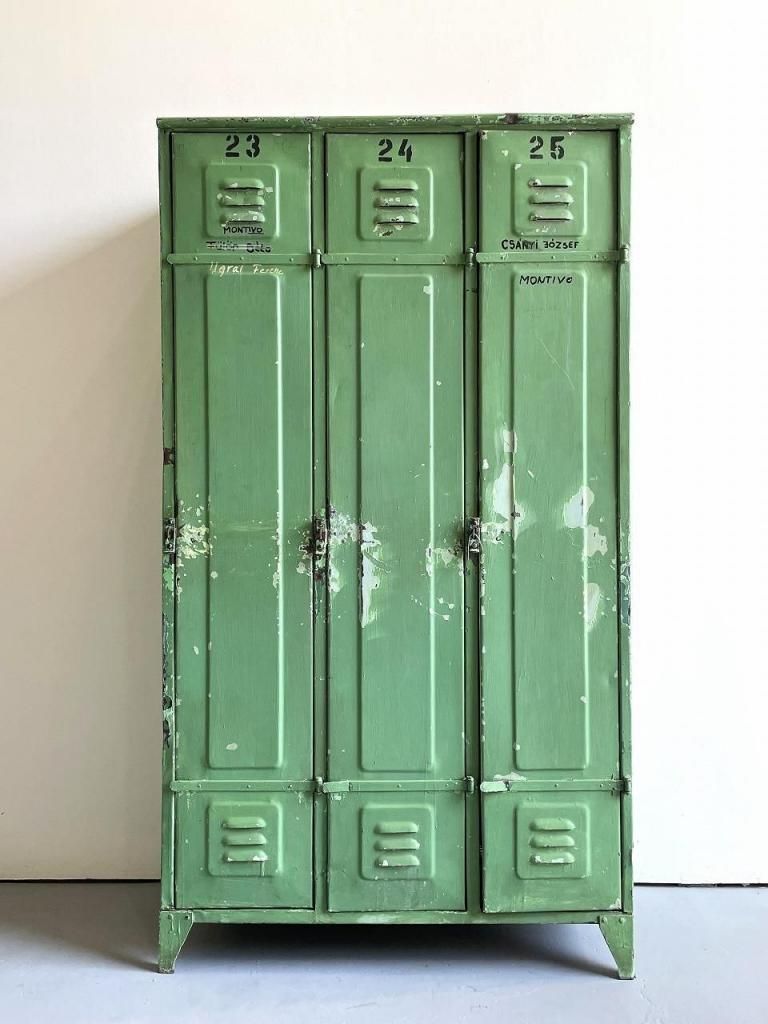 1930-40's ヴィンテージ インダストリアル スチールロッカー