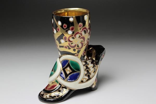 植葉香澄 「 キメラ ぐいのみ 」 槍梅文盃 酒器 - レトロ ＆アート空間