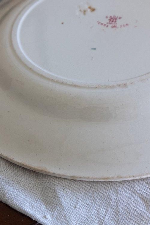 クレイユエモントローのお皿 | フランスアンティーク - antiques ruan