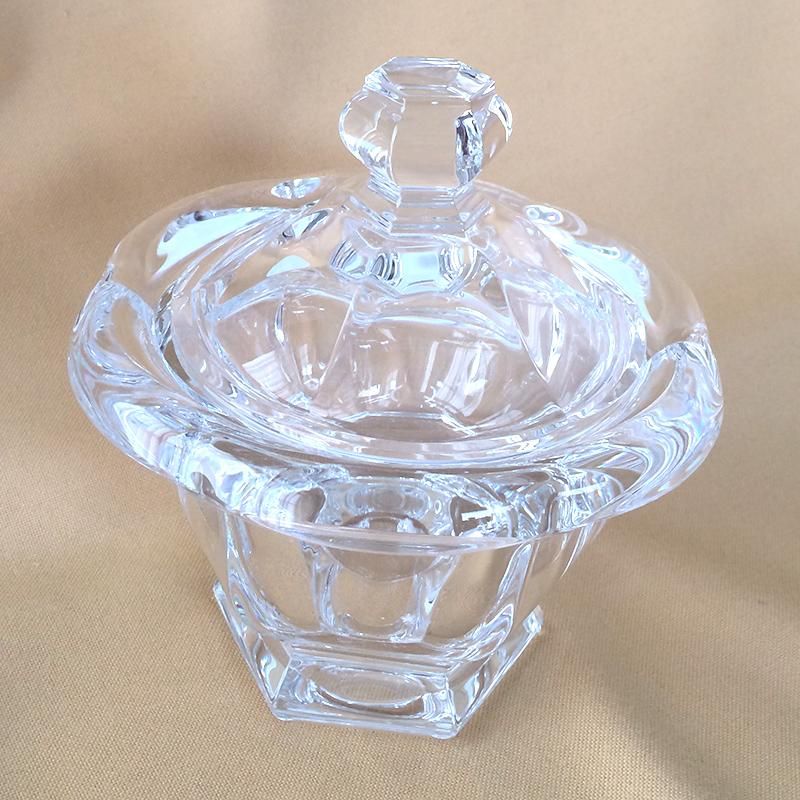 Baccaratガラスのキャンディポット フランス・アンティーク雑貨