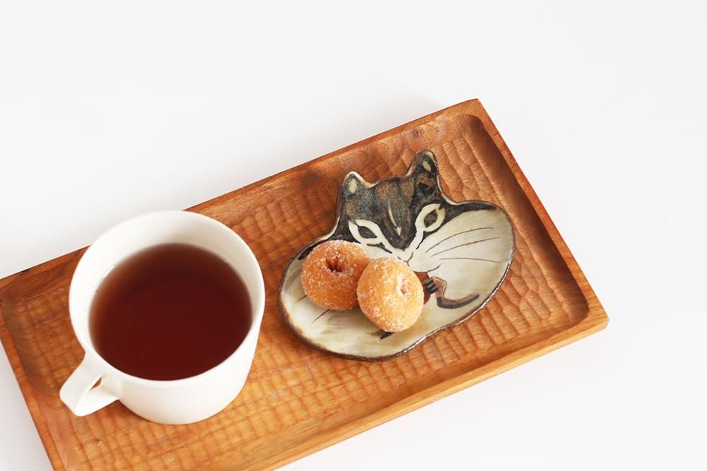 取り扱い終了】矢板緑/リス皿 - BOWKNOT