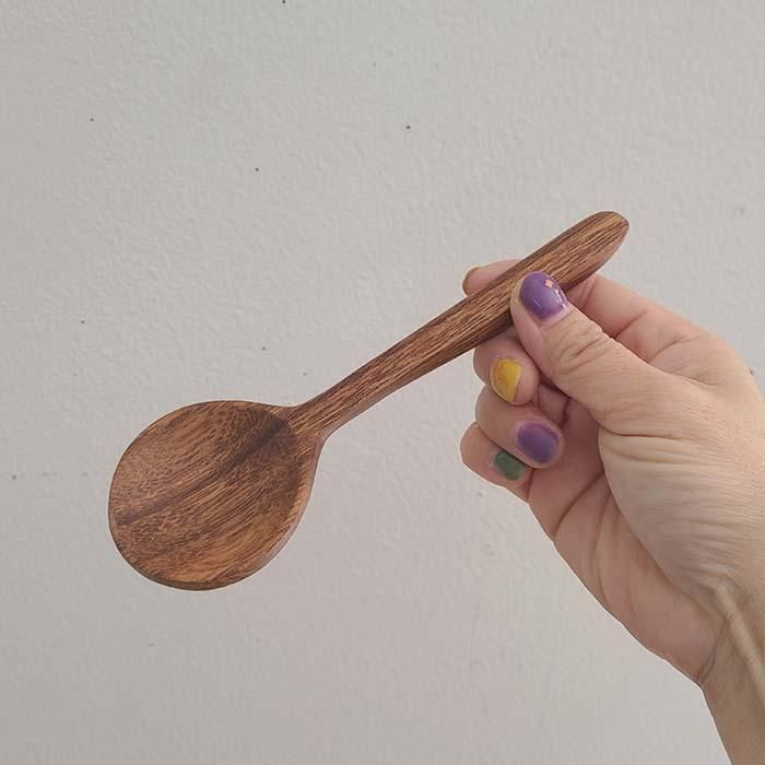 木製カトラリー・ウッドスプーン・アカシア・平スープスプーン | 旅