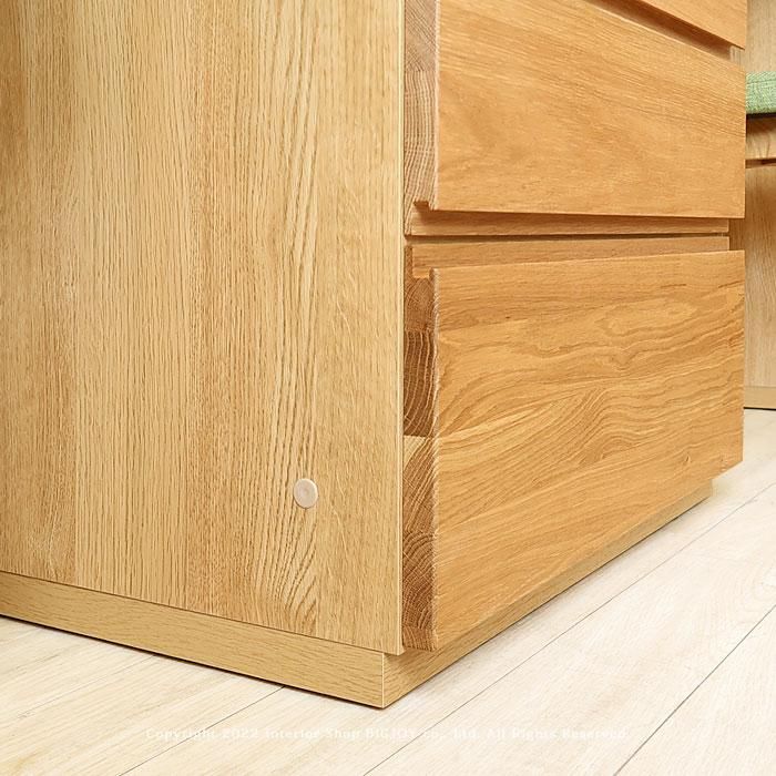 チェスト ローチェスト 洋服タンス 幅60cm ホワイトオーク材