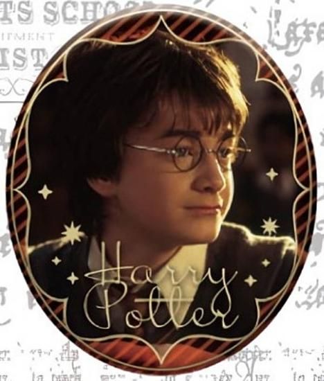 ハリー・ポッター(横顔)】ハリー・ポッター オーバルカンバッジ