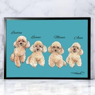 アボガド6 額装ポスター『夜長』 直筆サイン入り 特装版】額装ポスター