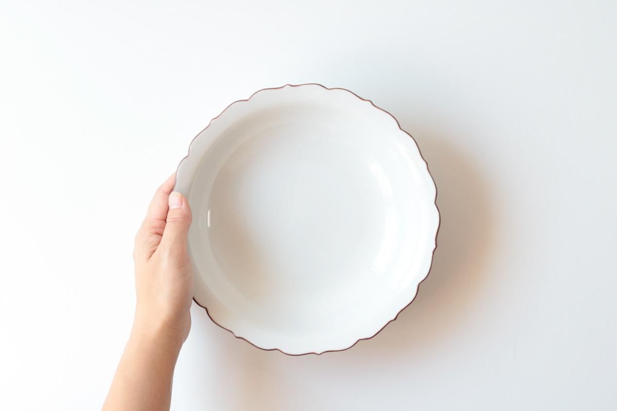 キキョウ スープ皿【NOVEM Kutani Pottery】 - HAMAMELIS