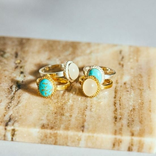 受注販売】naturalターコイズリング - uiazis