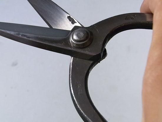 本格手打ち 植木鋏 長刃 （兼進作） No.109C - 盆栽、園芸道具の兼進