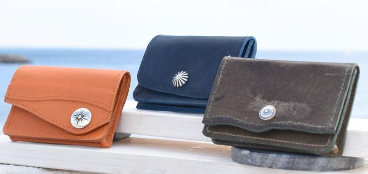 カードケース- ハンドメイドのレザー・革製品、流木インテリア雑貨の