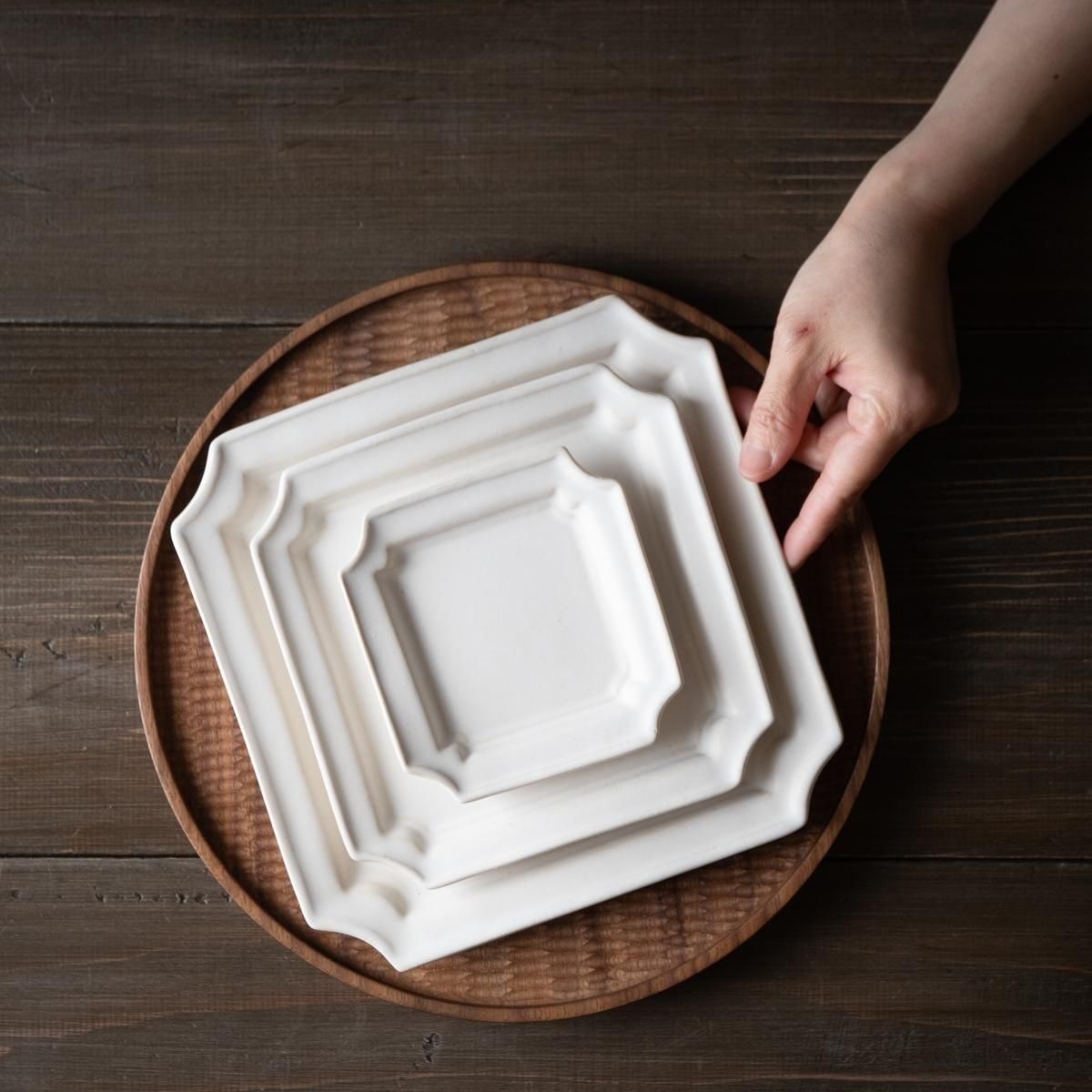 水谷ちえみ スクエア／大 - alltid｜オルティッド 暮らしの道具