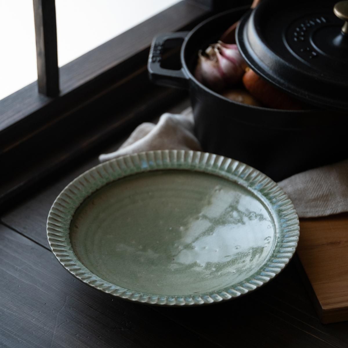 市野耕 灰釉／七寸リム鉢 - alltid｜オルティッド 暮らしの道具